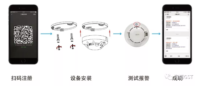 <a href=http://www.haiwan119.com target=_blank class=infotextkey>海灣</a>NB-loT感煙探測器安裝調(diào)試方便